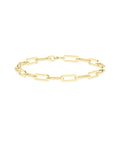 Paper Clip Gold Bracelet