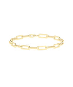 Paper Clip Gold Bracelet - 79e | Everyday 14K Gold Jewelry
