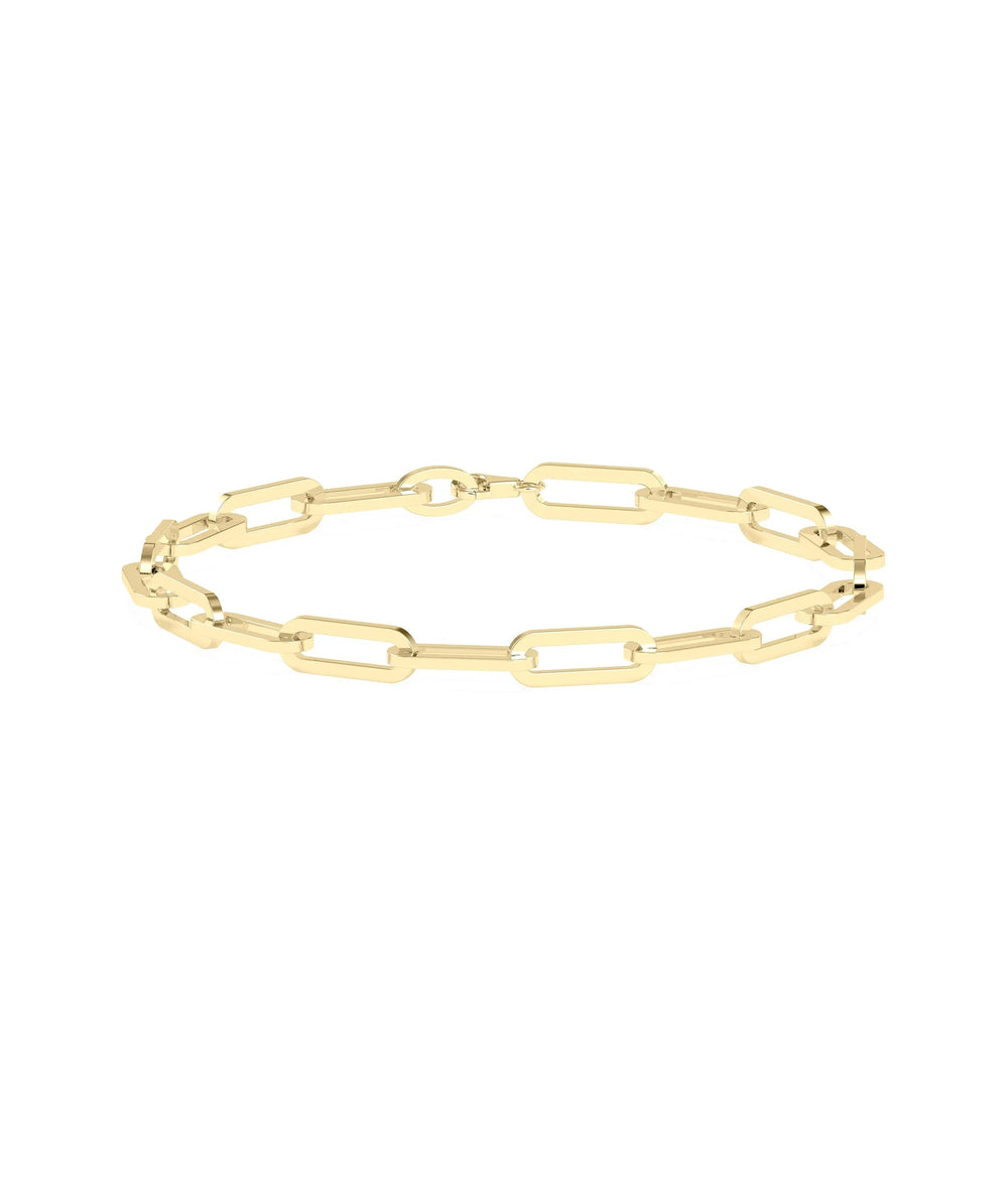 Paper Clip Gold Bracelet - 79e | Everyday 14K Gold Jewelry