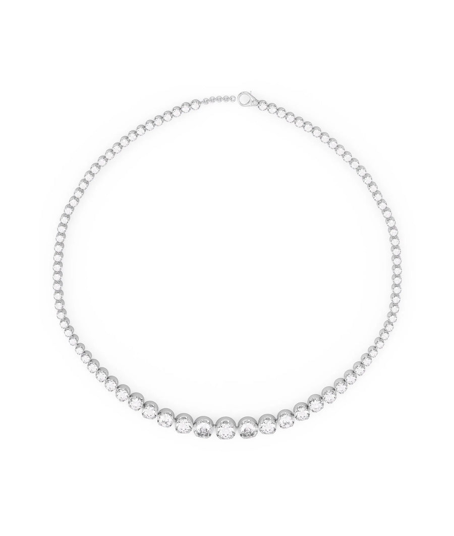 Diamond Tennis Necklace - 79e | Everyday 14K Gold Jewelry