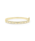 Diamond Station Bangle Bracelet