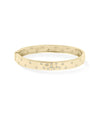 Sprinkle Me Some Diamonds Bangle yellow gold scattered pattern