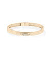 Rose gold Diamond Buckle Bangle featuring buckle focal point