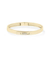 Diamond Buckle Bangle yellow gold with buckle motif design