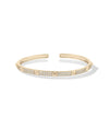 Rose gold Diamond Pave Cuff Bangle featuring 1.35 ctw diamonds