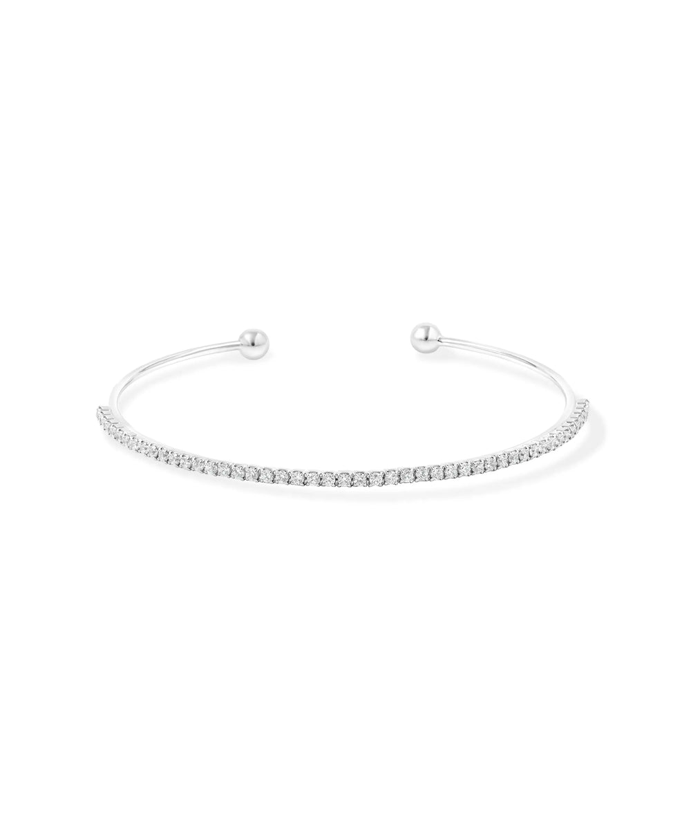 Straight Line Flex Bangle - 79e | Everyday 14K Gold Jewelry