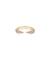 Diamond Split Ring rose gold featuring contemporary open structure