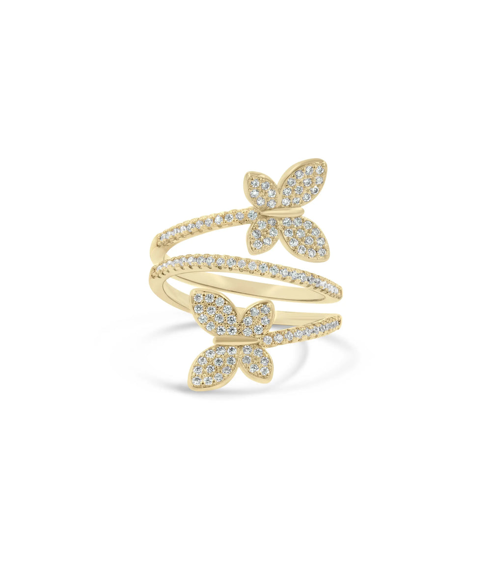 Bypass Butterfly Ring - 79e | Everyday 14K Gold Jewelry