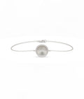 Fluted Circle Bracelet Diamond Eternity Gold Chain