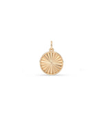 Fluted Minimal Circle Charm