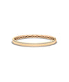 Rose gold fluted 2 row diamond bangle statement piece with doubled brilliance