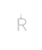 Fluted Diamond Initial Charm