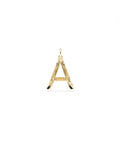 Fluted Personalized Initial Charm