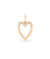    Heart Glass Locket Charm Pendant 79e | Everyday 14K Gold Jewelry