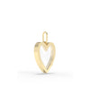    Heart Glass Locket Charm Pendant 79e | Everyday 14K Gold Jewelry