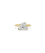 ONE CUT™ Cloud Prong Set Band Ring