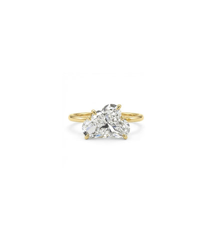 ONE CUT™ Cloud Prong Set Band Ring