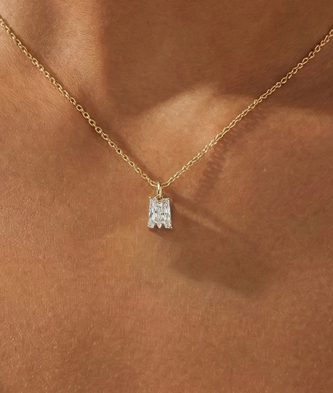 ONE CUT™ Solitaire Prong-Set Diamond Charm