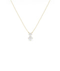 Two-Stone Diamond Drop Necklace