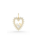 Heart Glass Locket Personalized Memory Pendant
