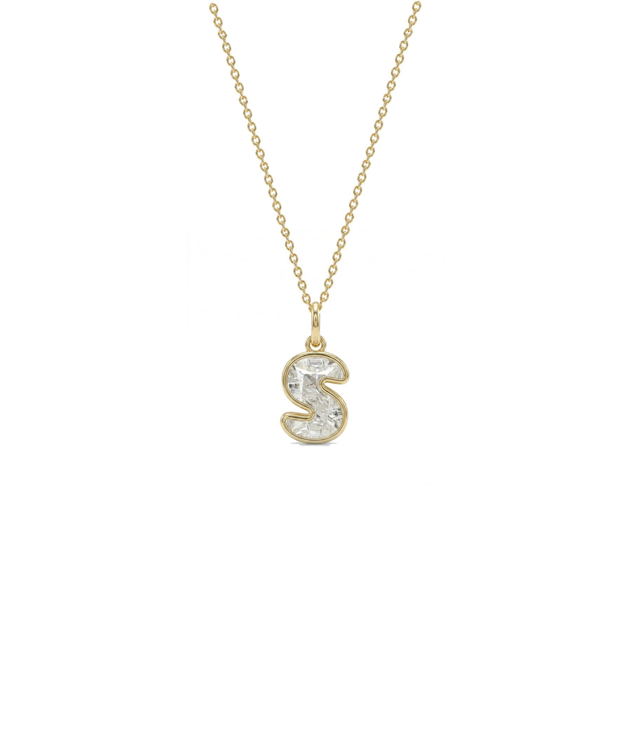 ONE CUT ™ Initial Diamond Charm