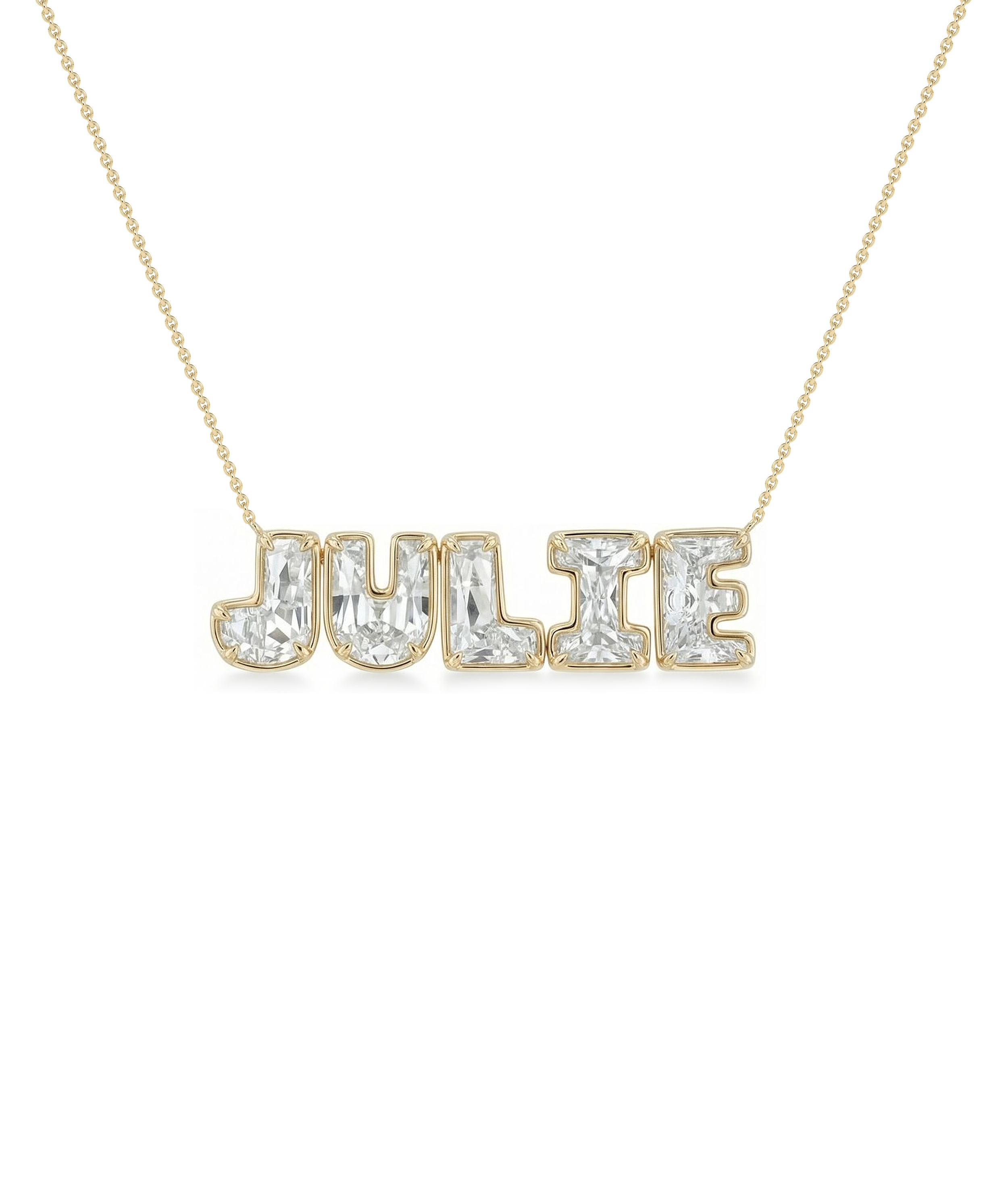 ONE CUT™ Multi Initial Diamond Necklace