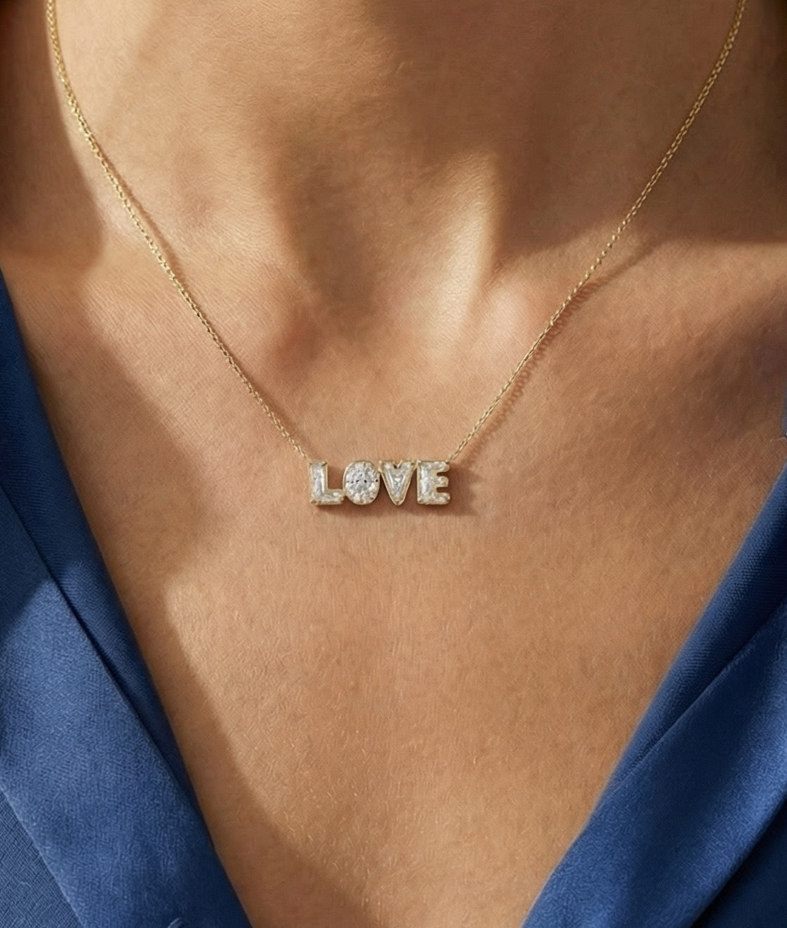 ONE CUT™ Multi Initial Diamond Necklace