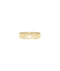 Personalized Gold Initial Band Ring