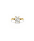 ONE CUT ™ Prong-Set Initial Diamond Ring