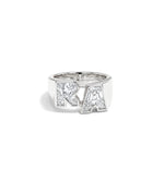 ONE CUT ™ Signature Initial Ring