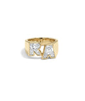 ONE CUT ™ Signature Initial Ring