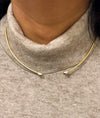 Flexible Choker Necklace Diamond Collar Style