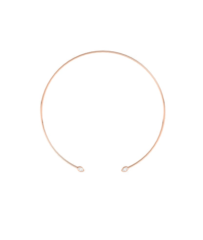 Flexible Choker Necklace Diamond Collar Style