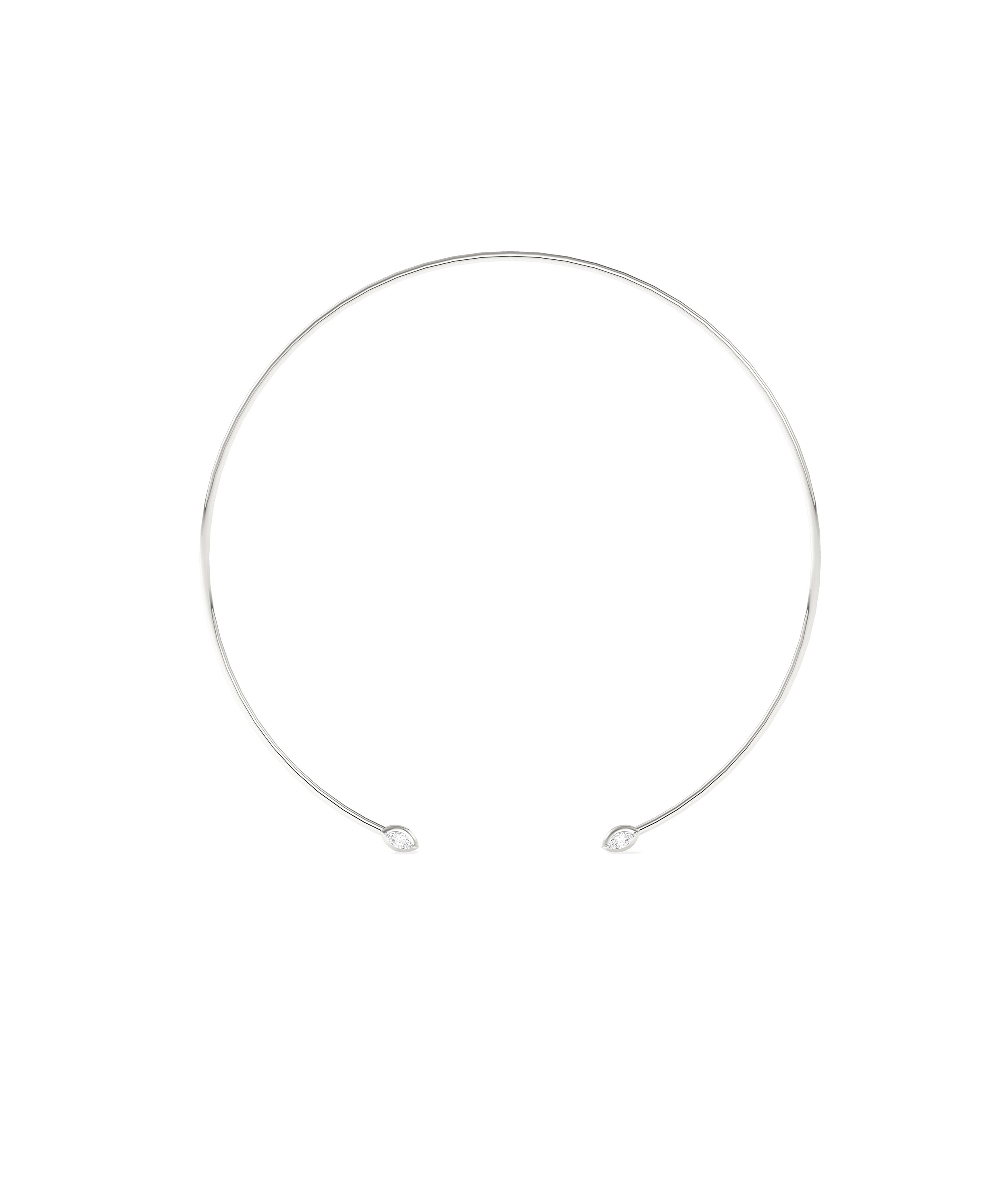 Flexible Choker Necklace Diamond Collar Style