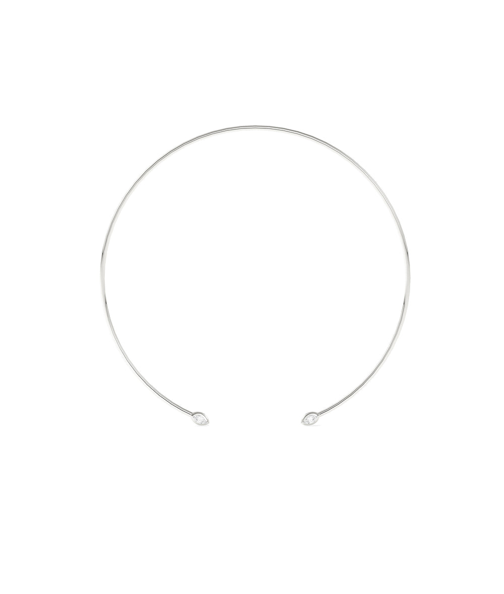 Flexible Choker Necklace Diamond Collar Style