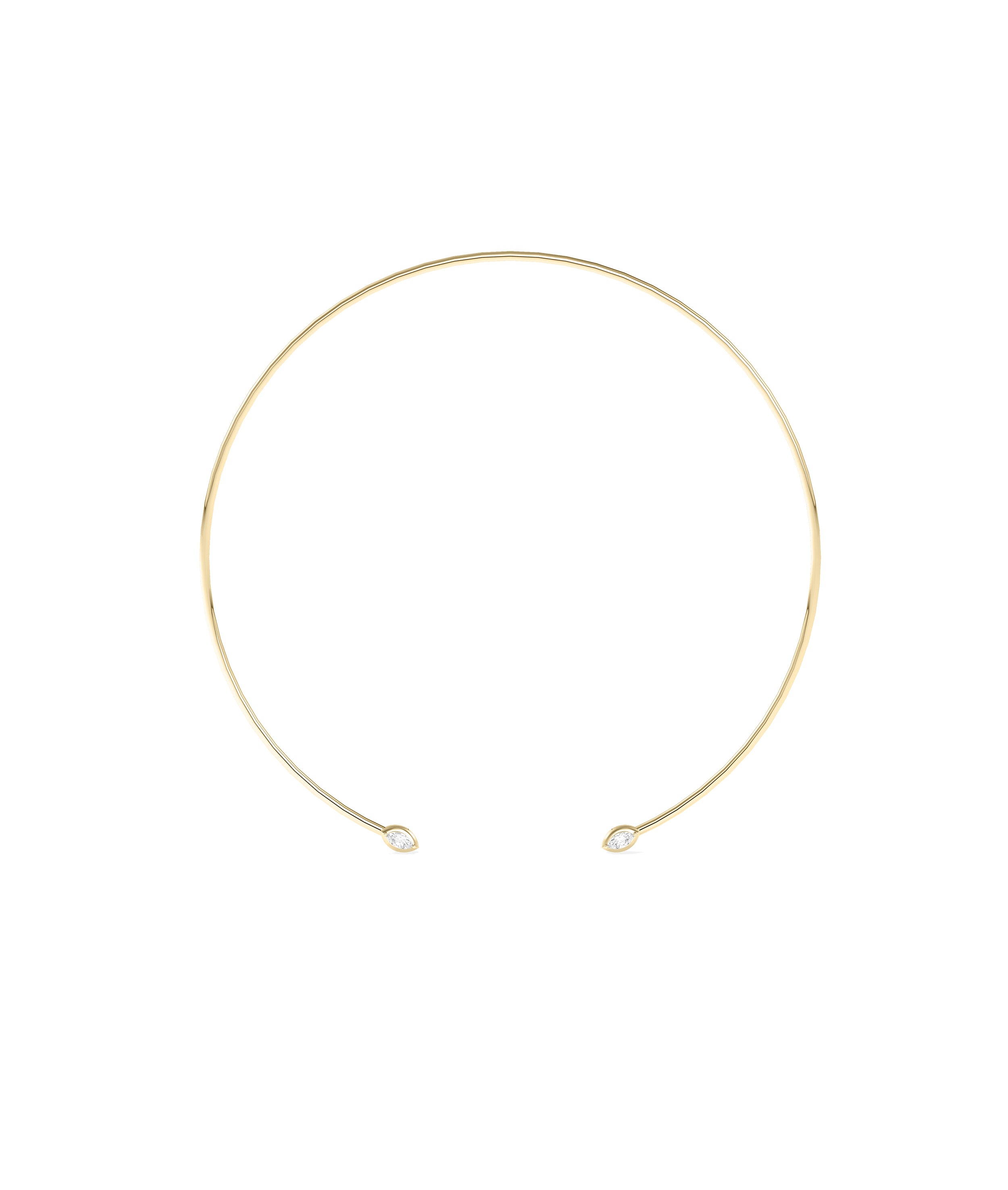 Flexible Choker Necklace Diamond Collar Style