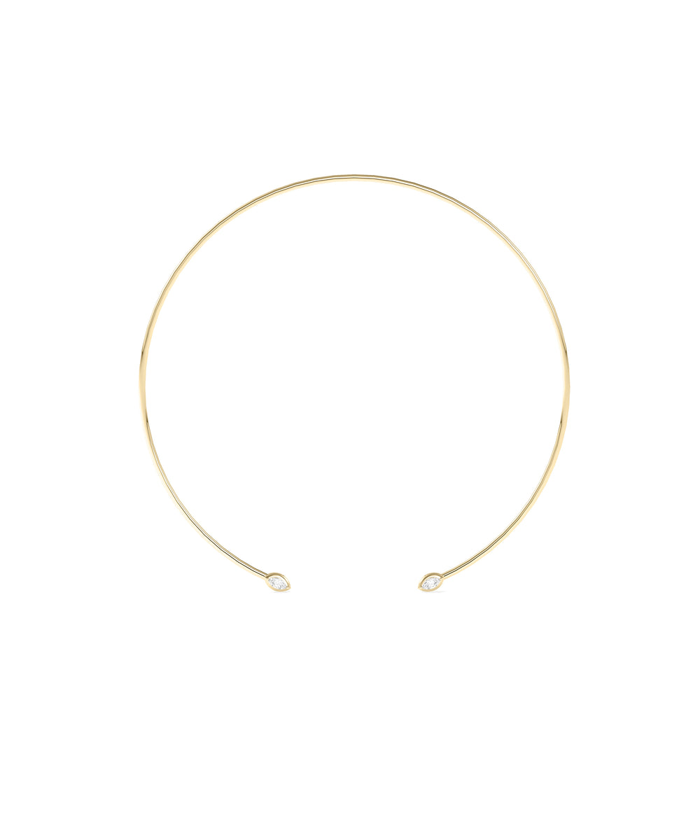 Flexible Choker Necklace Diamond Collar Style