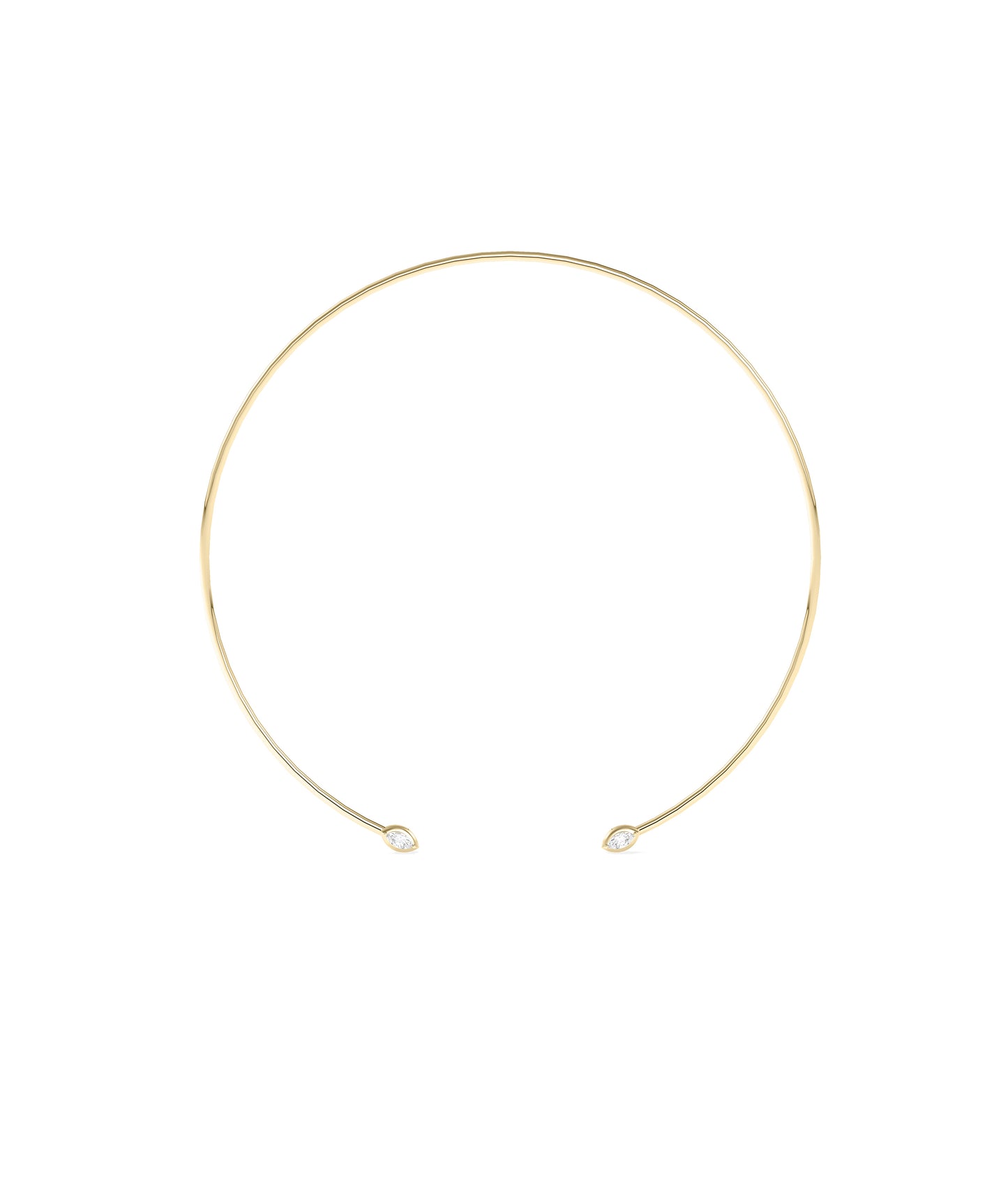 Flexible Choker Necklace Diamond Collar Style