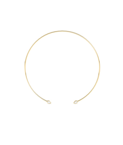 Flexible Choker Necklace Diamond Collar Style