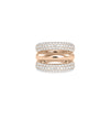 3 Wide Band Ring on hand displaying dramatic statement presence
