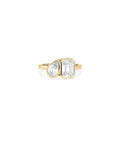 Bezel Toi et Moi Diamond Ring