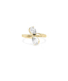 Solitaire Bypass Ring with 1.25 carat diamond in open crossover design