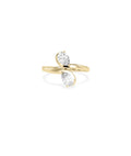 Bypass Solitaire Diamond Ring