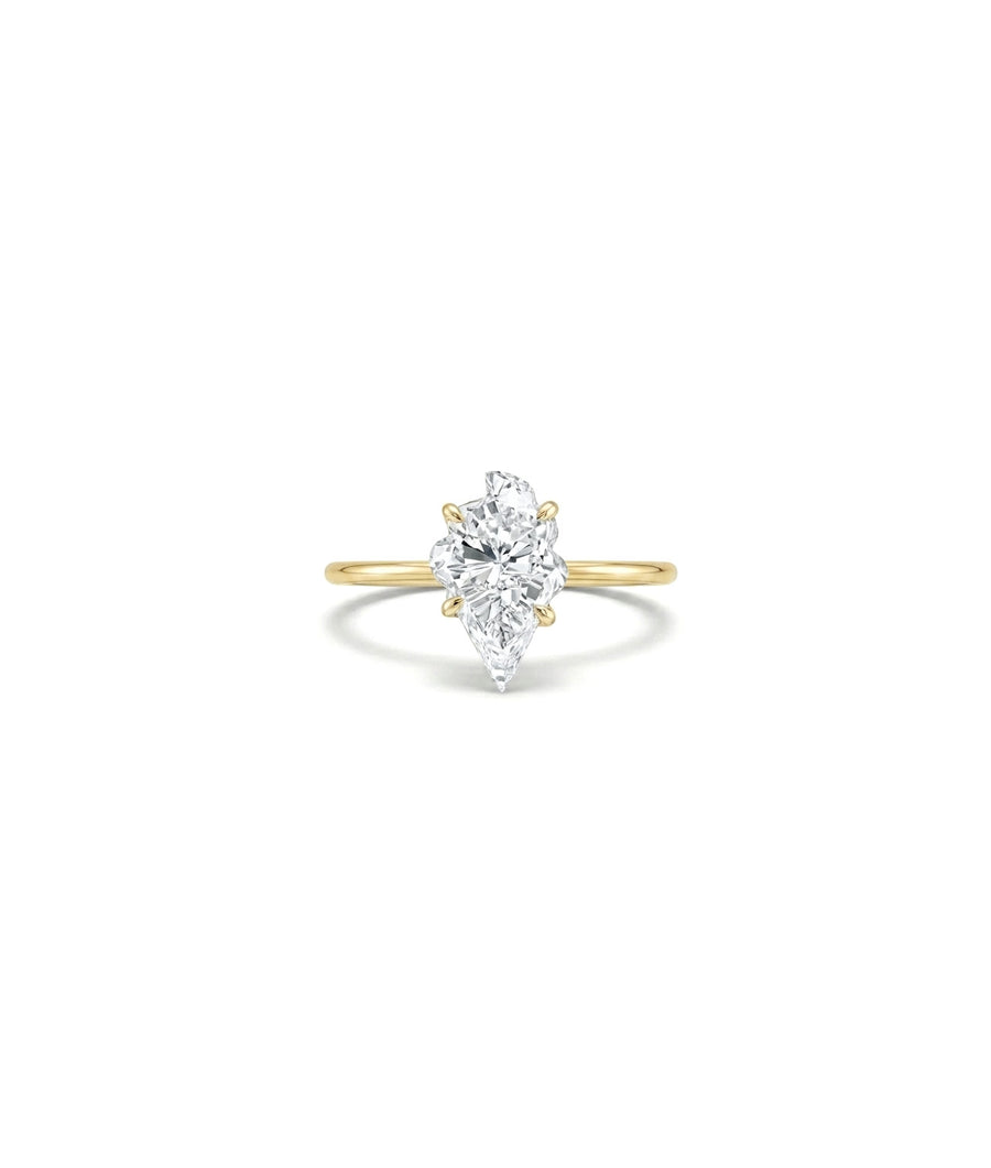 ONE CUT™ Ice Cream Prong Set Band Ring