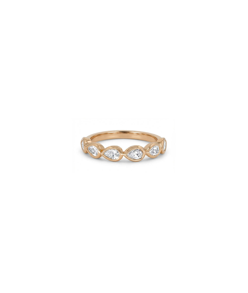 Pear Shape Band Ring