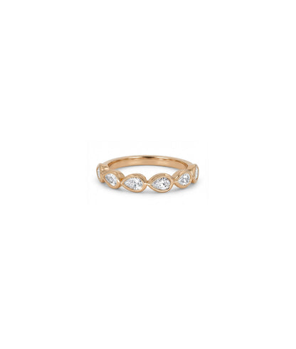 Pear Shape Band Ring