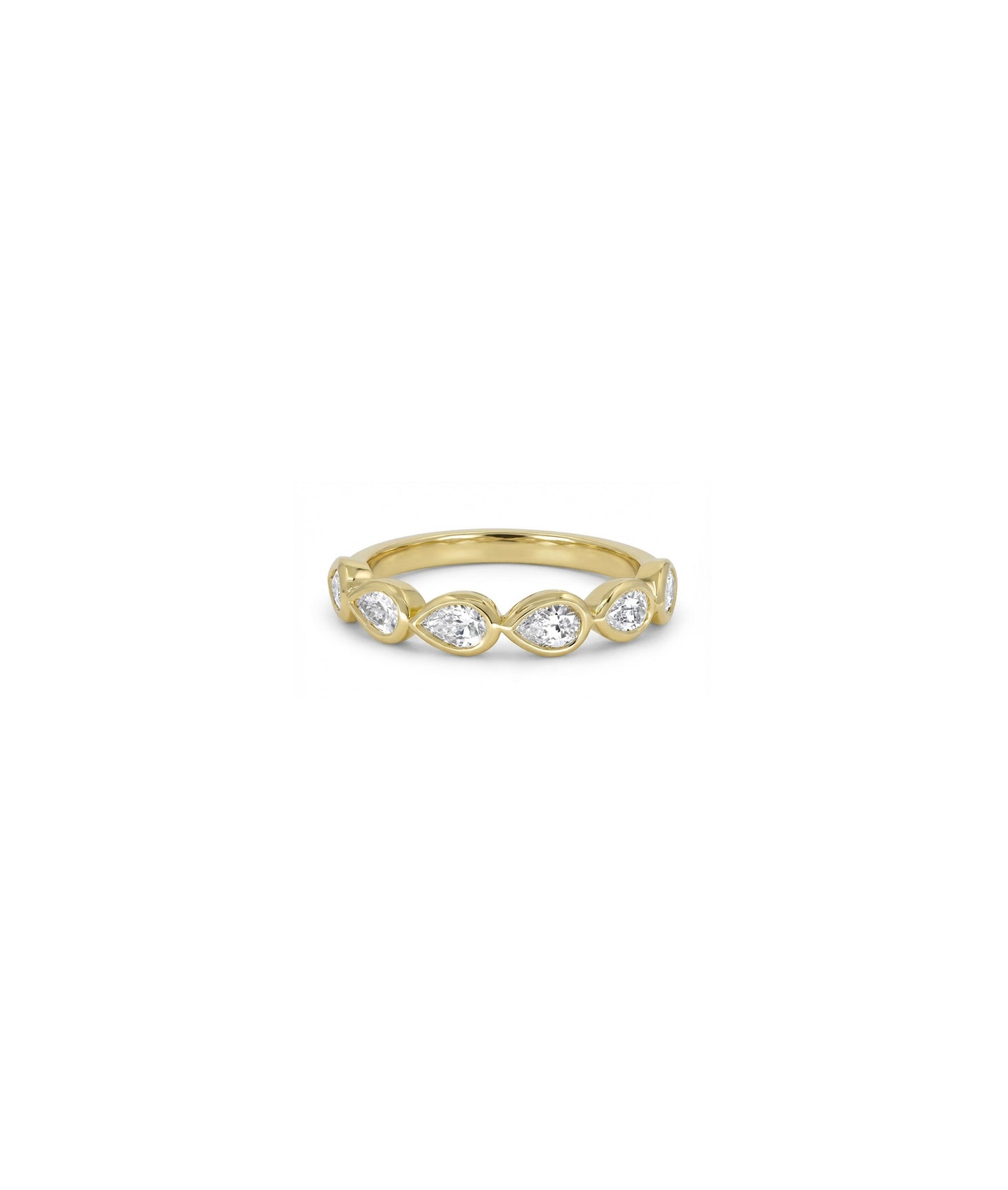 Pear Shape Band Ring