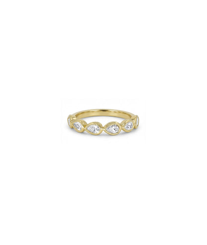 Pear Shape Band Ring