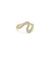 Twist Pave Diamond Ring
