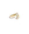Bypass Oval Solitaire Ring